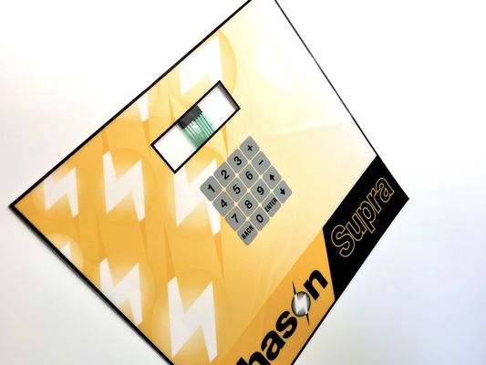 Glossy Polyseter Solid Printing Membrane Switch Keypad Để điều khiển quạt thông gió