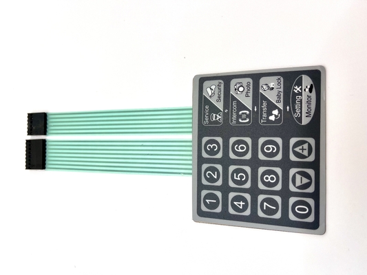 Nhà sản xuất bàn phím màng PC 8B35 với hai đầu nối pitch 2,54mm