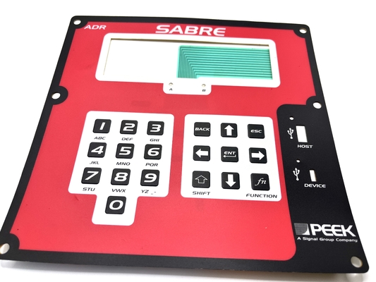 Autotex F150 Polyester Membrane Keypad Customomh Với 4 Lớp Và 500 Chu kỳ Sống