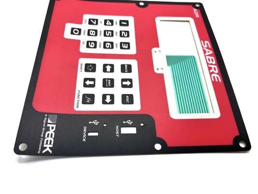 Autotex F150 Polyester Membrane Keypad Customomh Với 4 Lớp Và 500 Chu kỳ Sống
