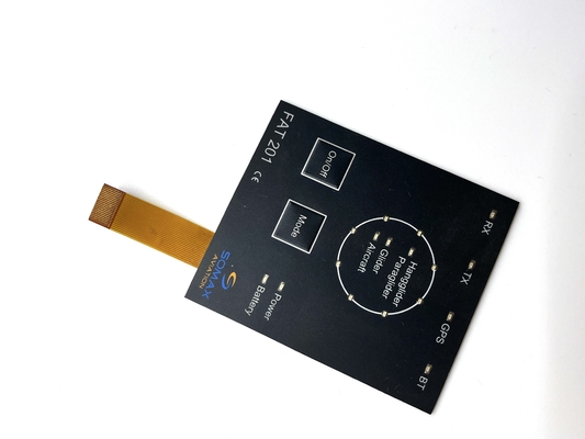 Flexible 1.25MM Pitch Etch Copper Mechanical Key Switches With 3M Adhesive