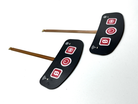 FPC Flex Circuit Hai Membrane Keypad tùy chỉnh với 1.0MM Pitch Of ZIF Connector
