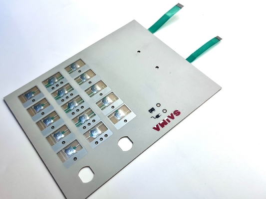 Keypad Instrument Membrane Keypad Stickers Với 2.54MM Pitch Connector nữ