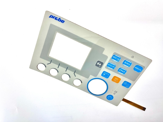 Lửa màu LCD cửa sổ polyester máy tính bàn phím chuyển đổi với lớp dính