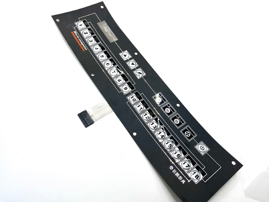 Keypad Instrument Membrane Switch Nhà sản xuất Với 2.54MM Pitch Connector nữ