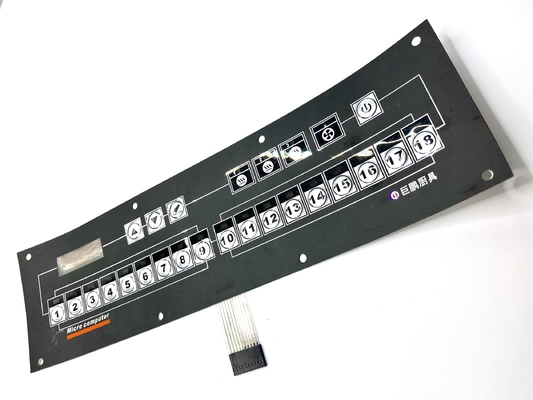 Lửa màu LCD cửa sổ polyester Smd cảm ứng nút bấm chuyển đổi với lớp dính