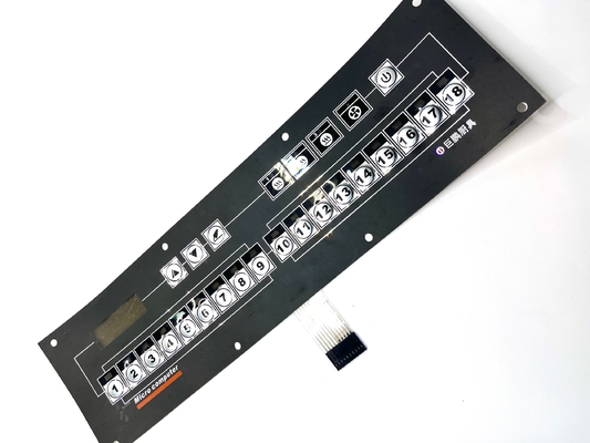 Lửa màu LCD cửa sổ polyester Smd cảm ứng nút bấm chuyển đổi với lớp dính