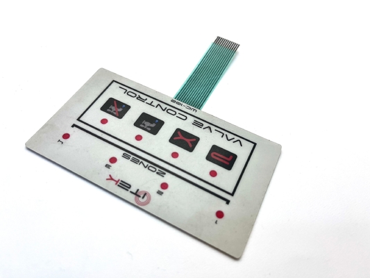 100MA Max Current PET Silver Circuit Low Profile Momentary Switch Với 4 lớp
