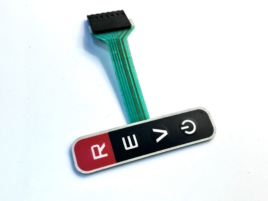 Keypad Instrument Membrane Keypad với 2.54MM Pitch Connector nữ