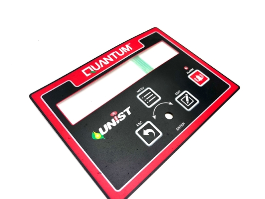Lửa LCD có màu đằng sau Polyester Single Membrane Switch With Adhesive Layer