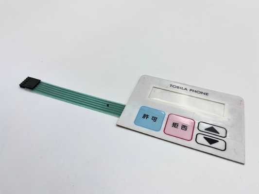 Pocket Layered Graphic LCD Printing Membrane Switch Prototype Foil For Medical Enclosure