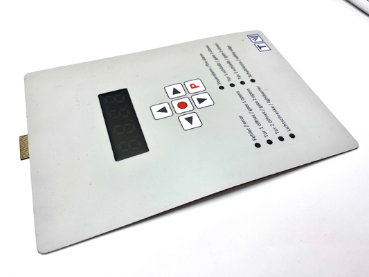 Keypad Instrument Waterproof Flexible Membrane Switches với bộ kết nối nữ pitch 1.0MM