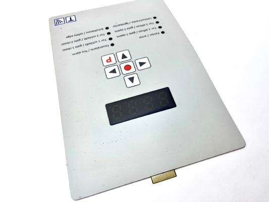 Keypad Instrument Waterproof Flexible Membrane Switches với bộ kết nối nữ pitch 1.0MM