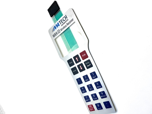 Lửa màu LCD cửa sổ polyester nhấn nút bật tắt với lớp kết dính