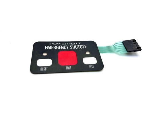 Nổi bật 1.25MM Pitch Etch Đồng Membrane nút chuyển đổi với 3M kết dính