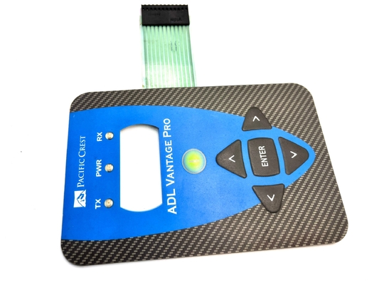 بافت Mylar Side LED Keypad Membrane Switch با پیچ مولکس 2.54 میلی متر