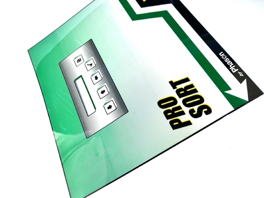 Silver Screen Printing Membrane Keypad Custom With 3M Adhesive And LCD Window (Màn hình in bằng bạc)