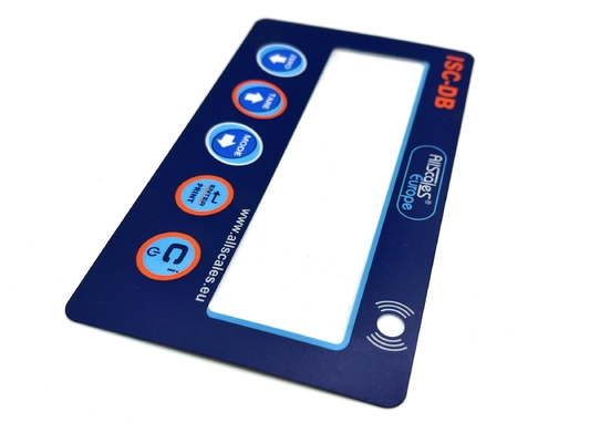 Polyester Custom Printed Digital Keypad Dome Switch với màn hình cửa sổ trong suốt