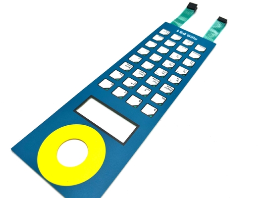 Texture Mylar Side Membrane Keypad With Led With Molex 2,54mm Pitch (bảng phím màng bên Mylar với đèn LED với độ cao Molex 2,54mm)