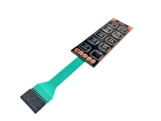 Keypad Instrument Touch Dome Switch Với 2.54MM Pitch Connector nữ