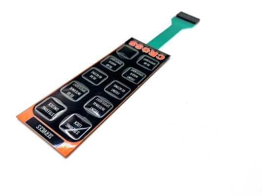 Keypad Instrument Touch Dome Switch Với 2.54MM Pitch Connector nữ