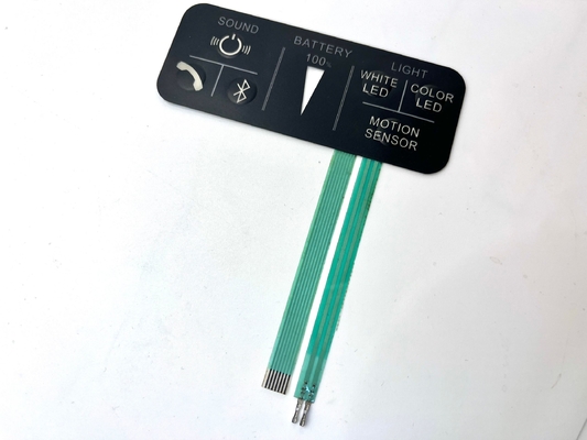 Flex Circuit Hai bàn phím màng trên cùng với 1.0MM Pitch Of ZIF Connector