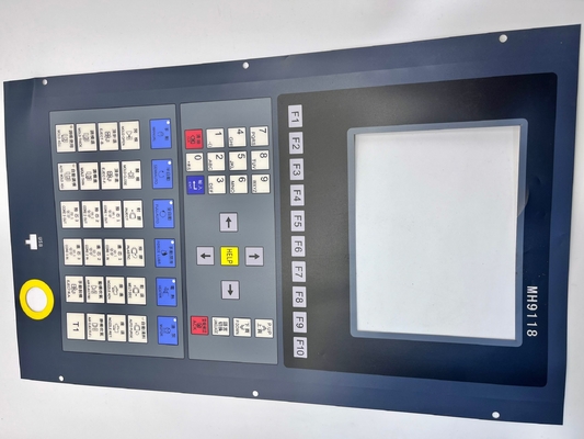 In polyester Digital Membrane Switch Keypad Nhà cung cấp Matte Self Adhesive Nameplate