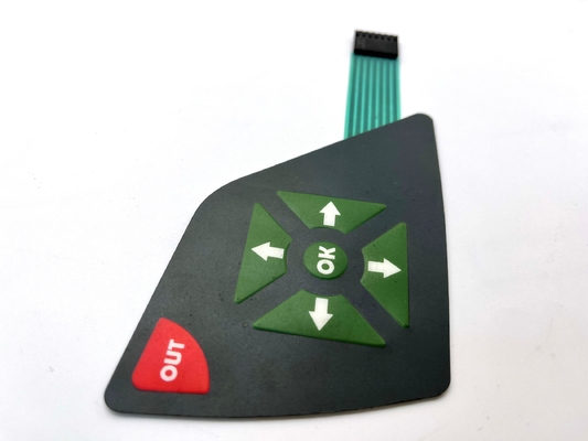 Keypad Instrument Membrane Switch Panel với 2.54MM Pitch Connector nữ