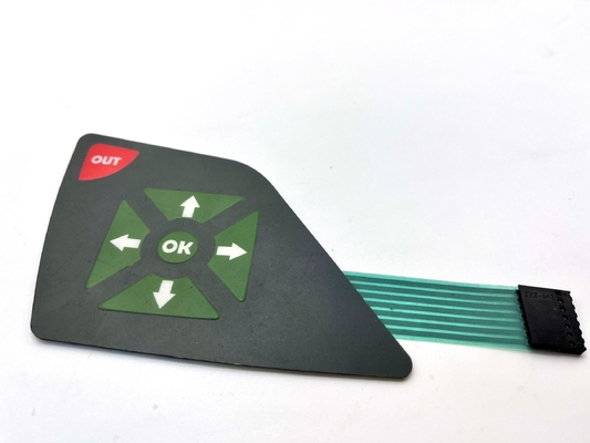 Chuyên nghiệp High Performance Membrane Panel Switch với cáp linh hoạt
