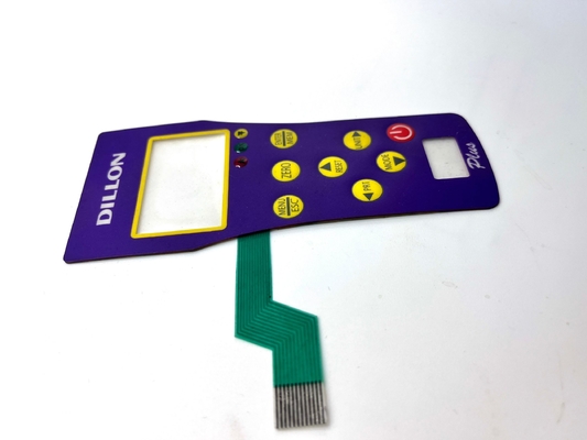 240gm Trip Force 3 Contact Domes Backlit Membrane Switches