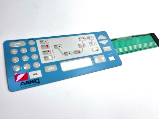 Lửa màu LCD cửa sổ polyester cảm ứng nút bấm với lớp dính