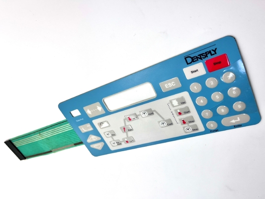Lửa màu LCD cửa sổ polyester cảm ứng nút bấm với lớp dính