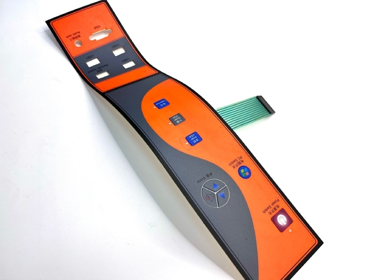 LED Backlight Screen Printing Switch bàn phím cơ học với màn hình cửa sổ trong suốt