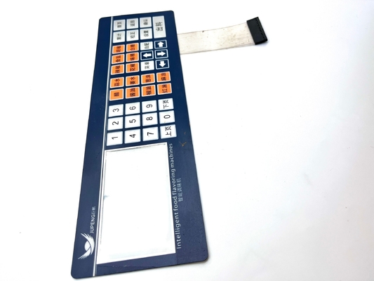 Keypad Instrument Membrane Switch Prototype Với 1.25MM Pitch Connector nữ
