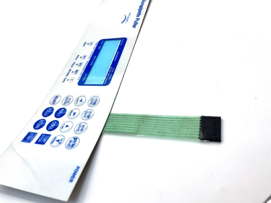 In màn hình Máy vi sóng Membrane Keypad Bạc dẫn mạch với pitch 2,54mm