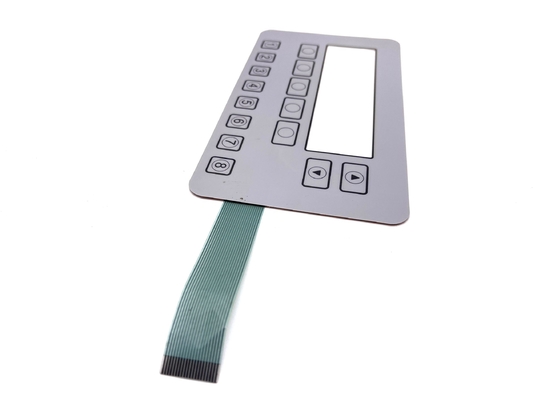 Máy tính cảm ứng Rasied Buttons Membrane Switch Keypad Nhà cung cấp với Nicomatic Connector nữ