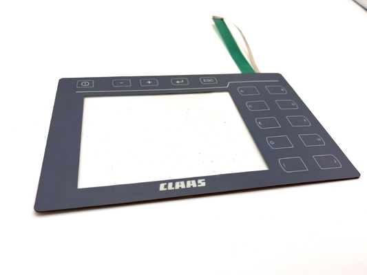 Nỗ lực 1.0MM Pitch Etch đồng Membrane Switch Keyboard với 3M Adhesive