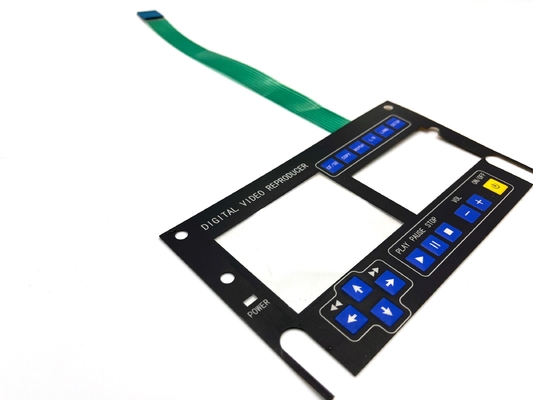 Lửa màu LCD cửa sổ polyester chuyển đổi nút bấm tạm thời với lớp dính