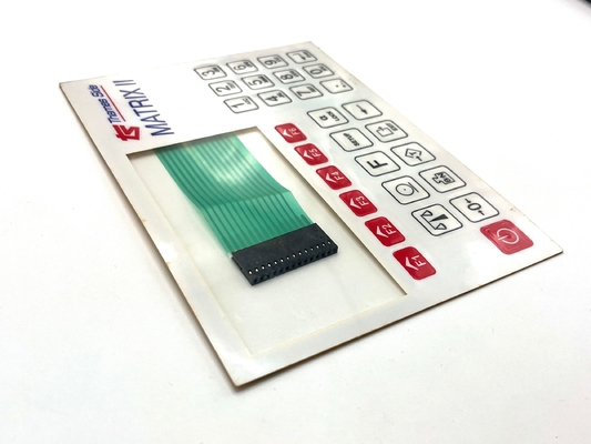 Máy chuyển mạch màng công nghiệp được niêm phong 2.54mm Pitch With Surface Mount Touch Switch