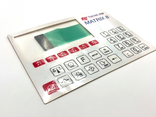 Nhìn rõ 6 lớp Polyester Single Key Membrane Switch với 1 triệu vòng đời