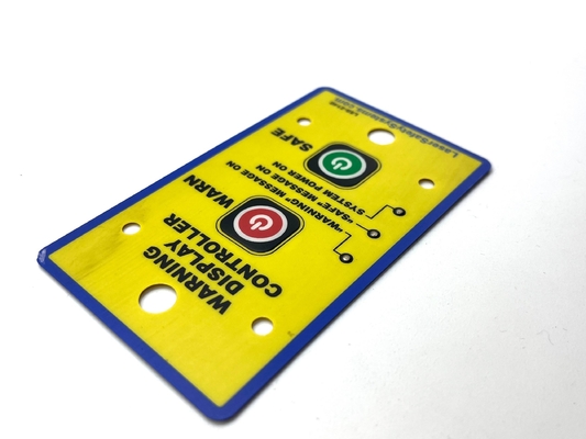 LED Backlight Screen Printing Membrane Key Pad With Transparent Window Display