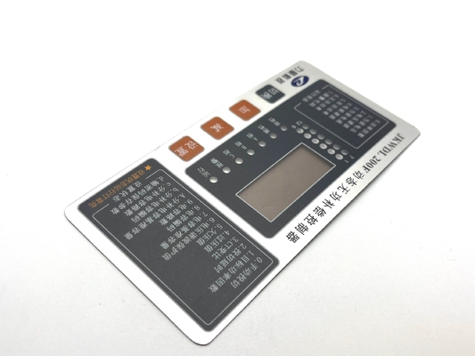 Polycarbonate Chrome Ink Printing Front Round Tactile Switch For Medical Equipment