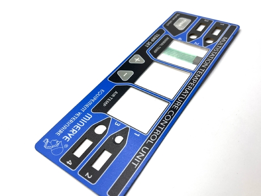 Keypad Instrument Membrane Control Panel với 2.54MM Pitch Connector nữ
