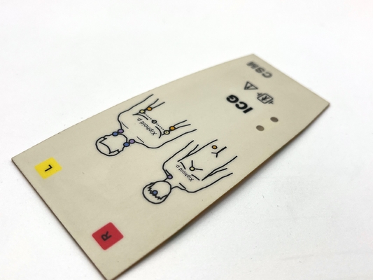 Sub Surface Printing Metal Dome Membrane Keypad Với Sony Poly Dome gắn kết