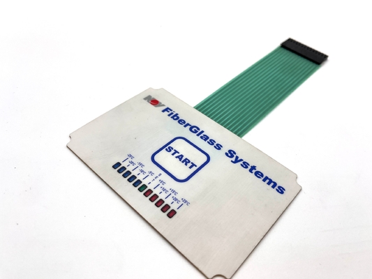 Anti Scratch Coated Polyester Key Membrane Switch For Medical Equipment