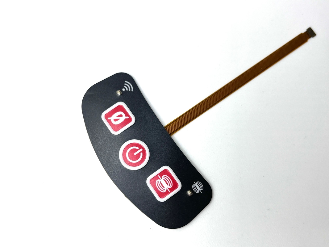 エンボス型 防水 柔らかい膜 スイッチ テストコントローラ用 LEDライト